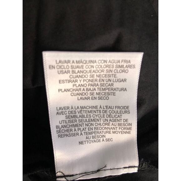 Donna Morgan Elkin Dress Ruffle Sleeve 2 Tier Fit & Flare Mini Black NWT Size 14 - Picture 10 of 12